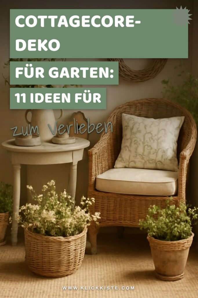 Cottagecore-Deko für den Garten: 11 Ideen für romantisches Grün
