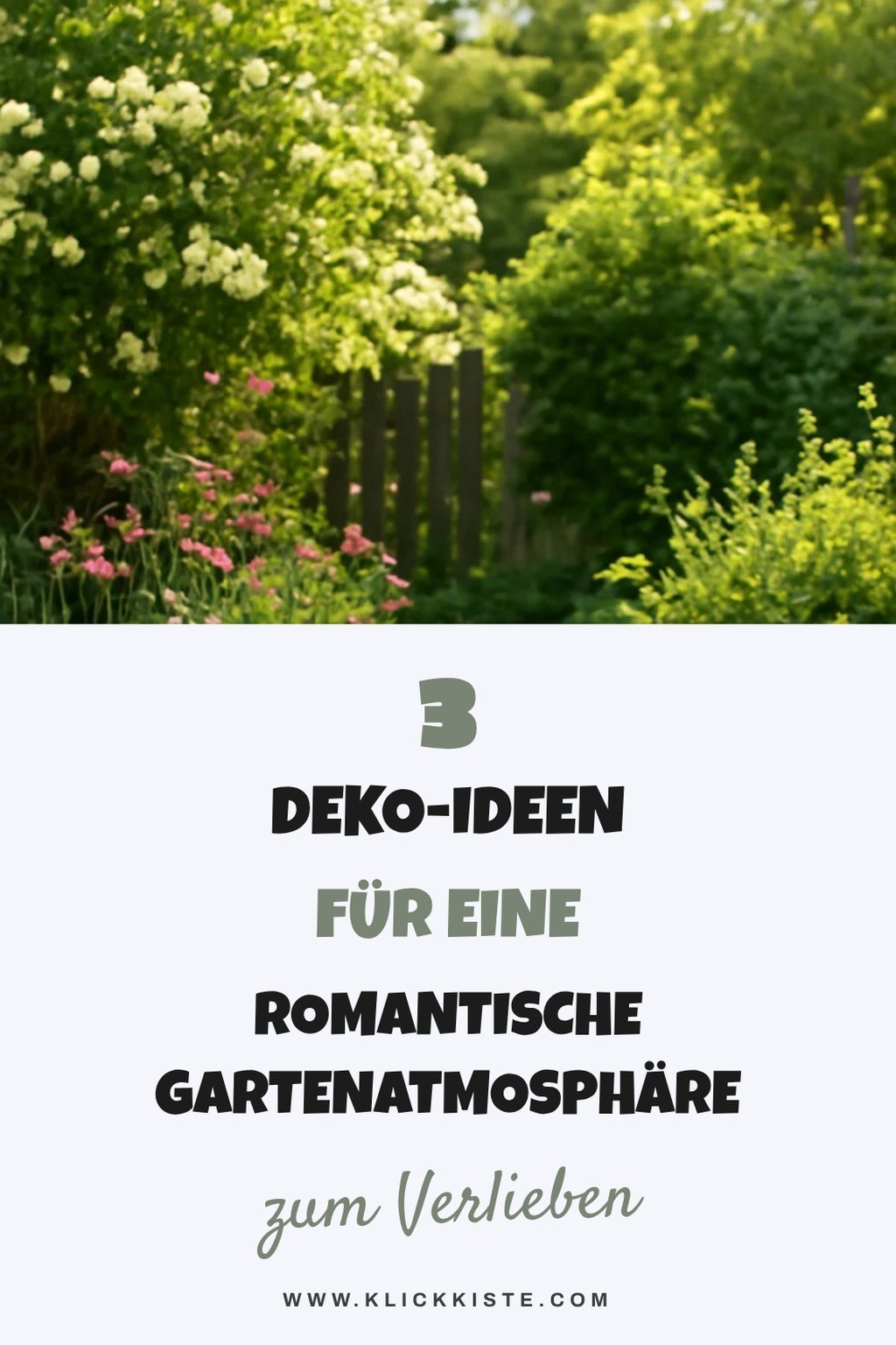 Kreative Deko-Ideen für dein Gartenambiente