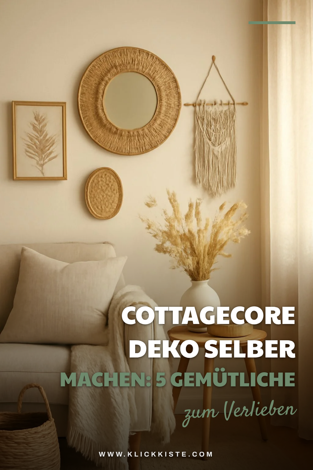 Cottagecore Deko selber machen: 5 gemütliche DIY-Ideen