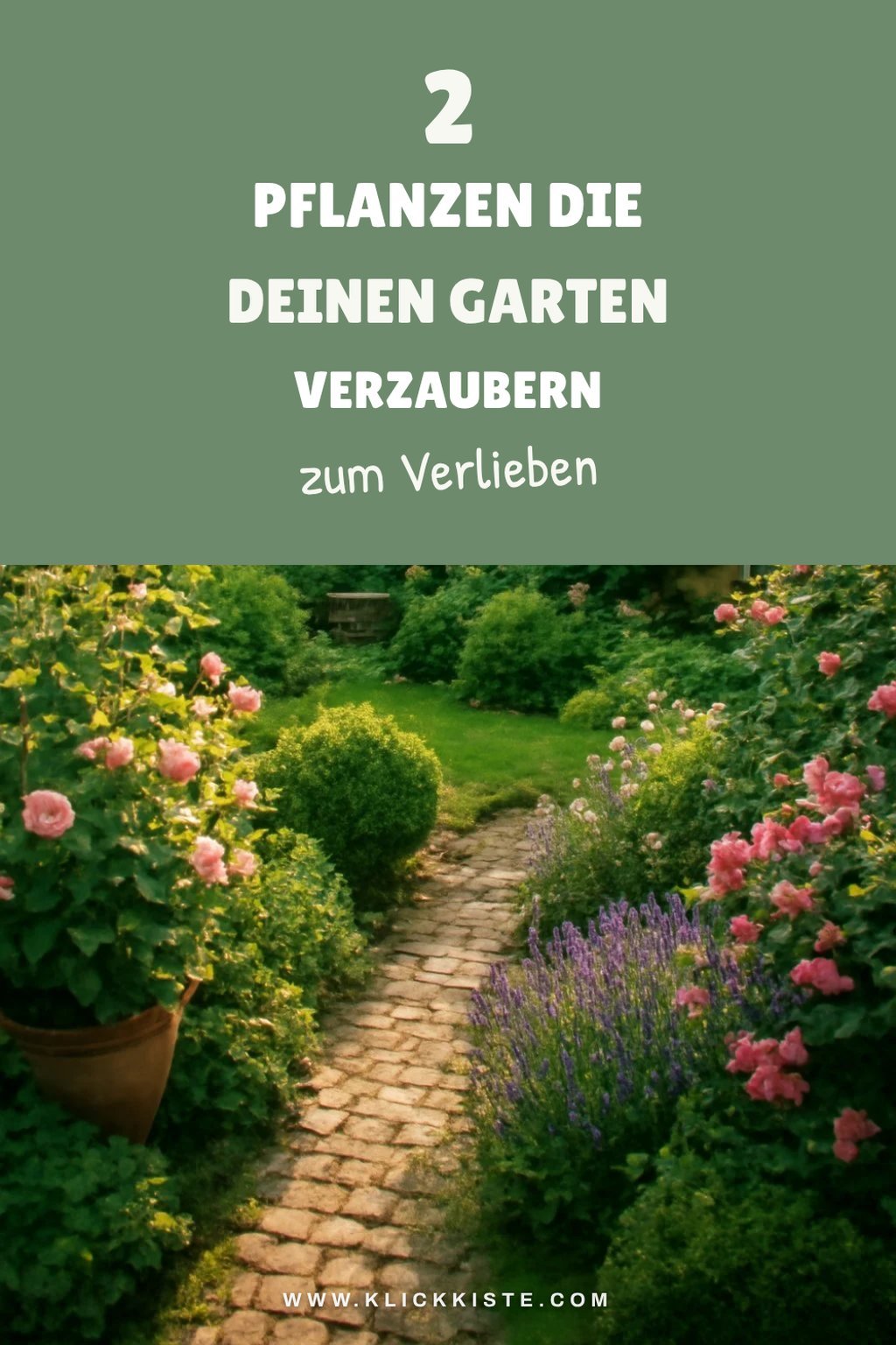 Pflanzen für einen Cottagecore-Garten