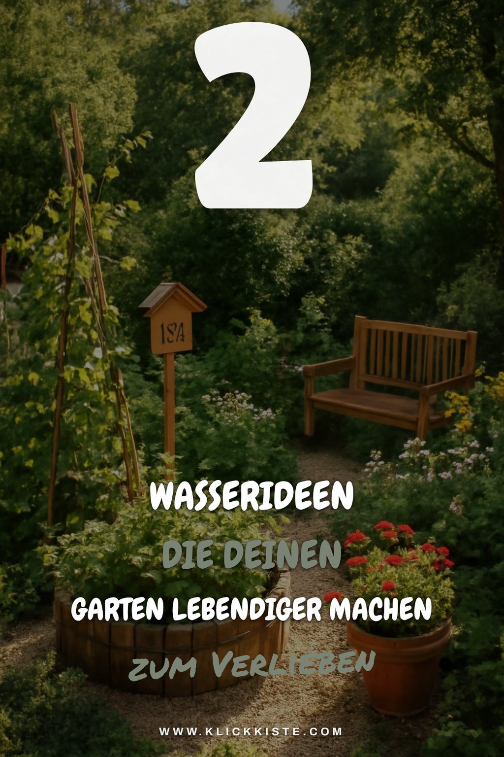 Wasser für mehr Leben im Garten