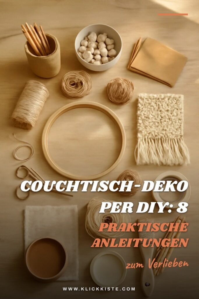 Couchtisch-Deko per DIY: 8 praktische Anleitungen + Stil-Tipps