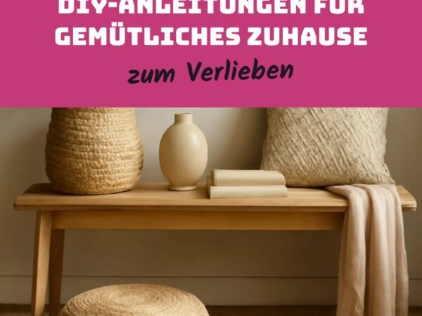 Cozy-Chic-Wohntrend: 8 DIY-Anleitungen für ein gemütliches Zuhause