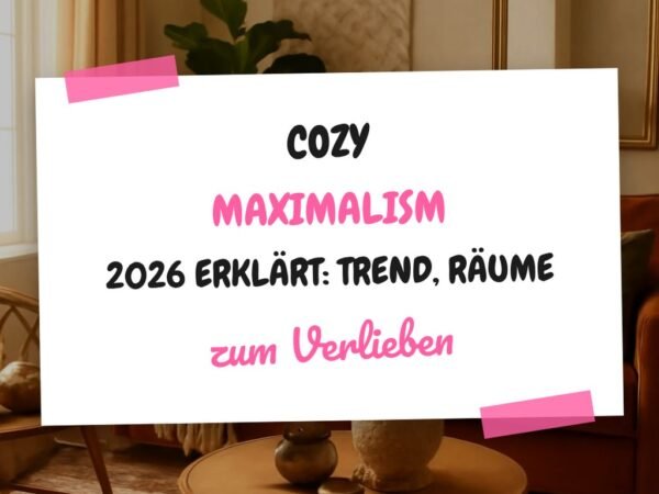 Cozy Maximalism 2026 erklärt: Der Trend, der Räume warm macht