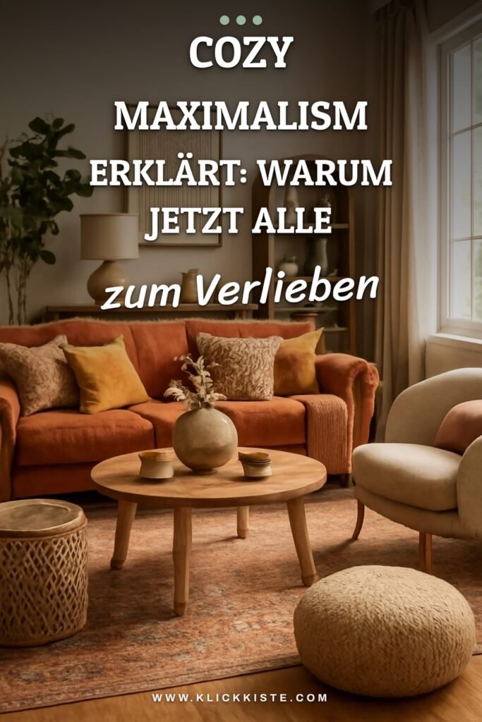 Cozy Maximalism erklärt: Warum jetzt alle drauf umsteigen