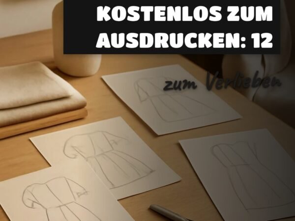 Damen Schnittmuster Kostenlos zum Ausdrucken: 12 kreative Ideen zum Selbermachen