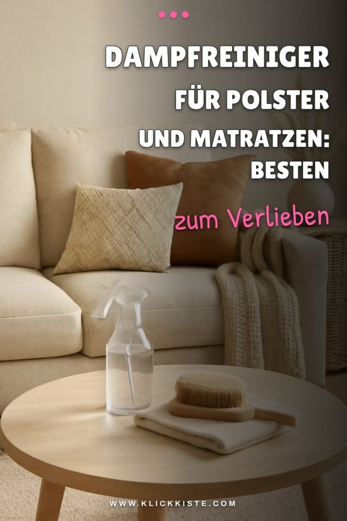 Dampfreiniger für Polster und Matratzen: Die besten Tipps & Hausmittel