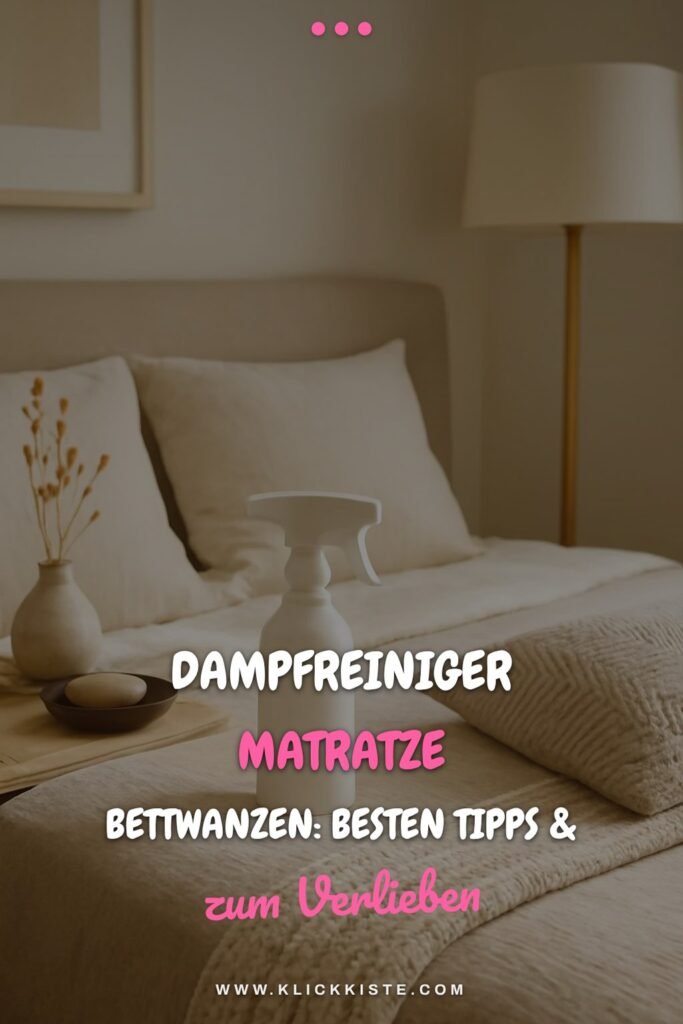 Dampfreiniger Matratze Bettwanzen: Die besten Tipps & Hausmittel