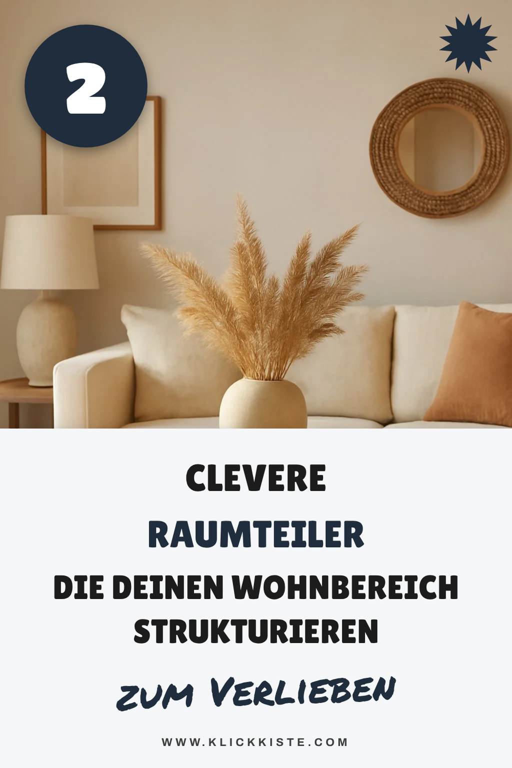 Kreative Raumunterteilungen für mehr Struktur