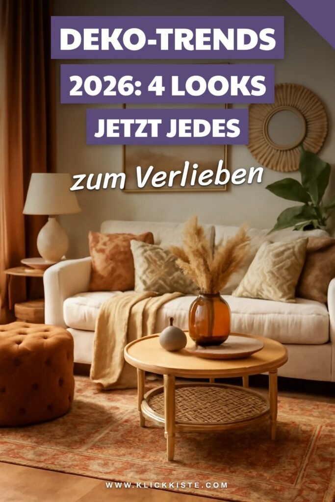 Deko-Trends 2026: 4 Looks die jetzt jedes Zuhause aufwerten
