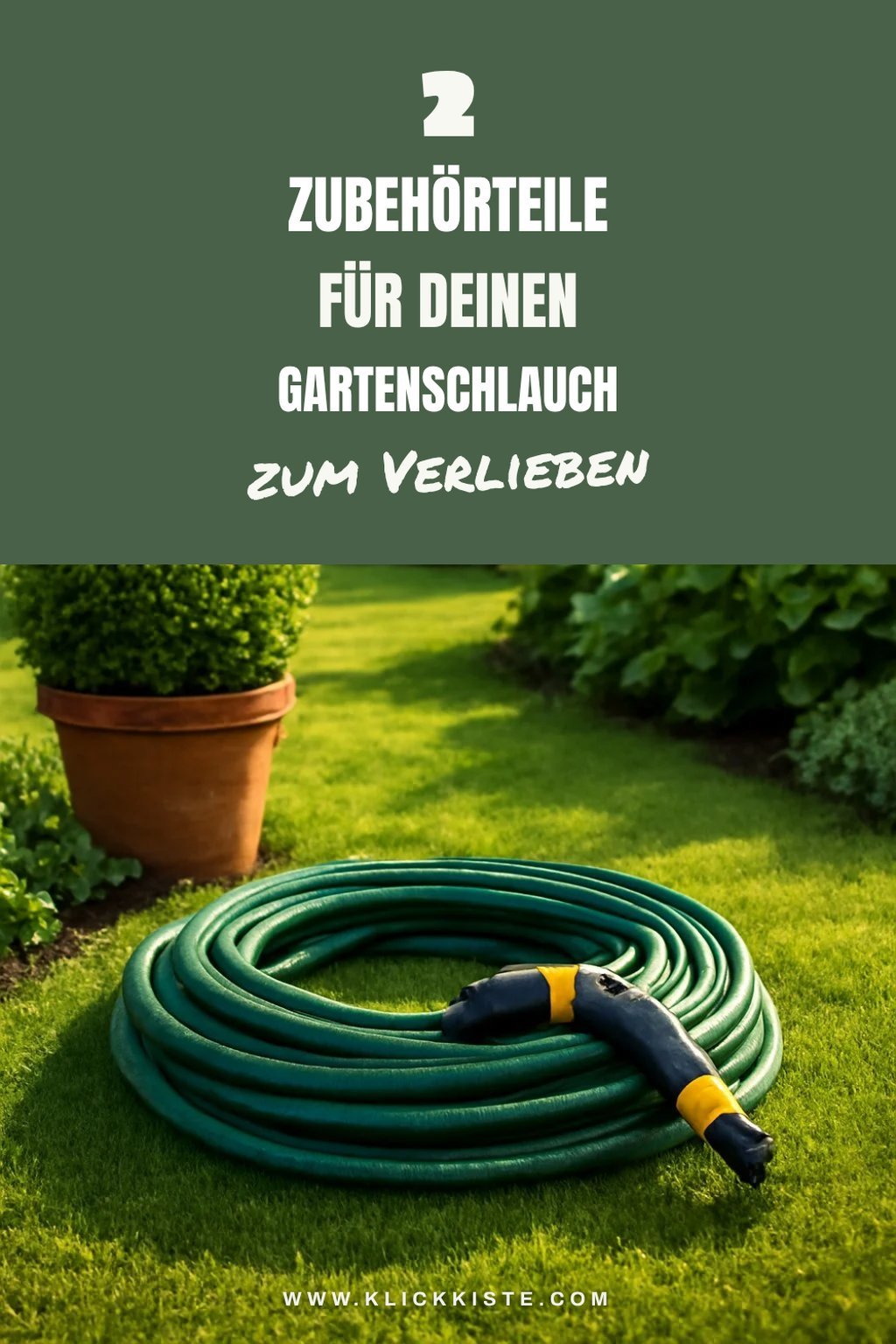 Welche Zubehörteile sind wichtig für Gartenschläuche?