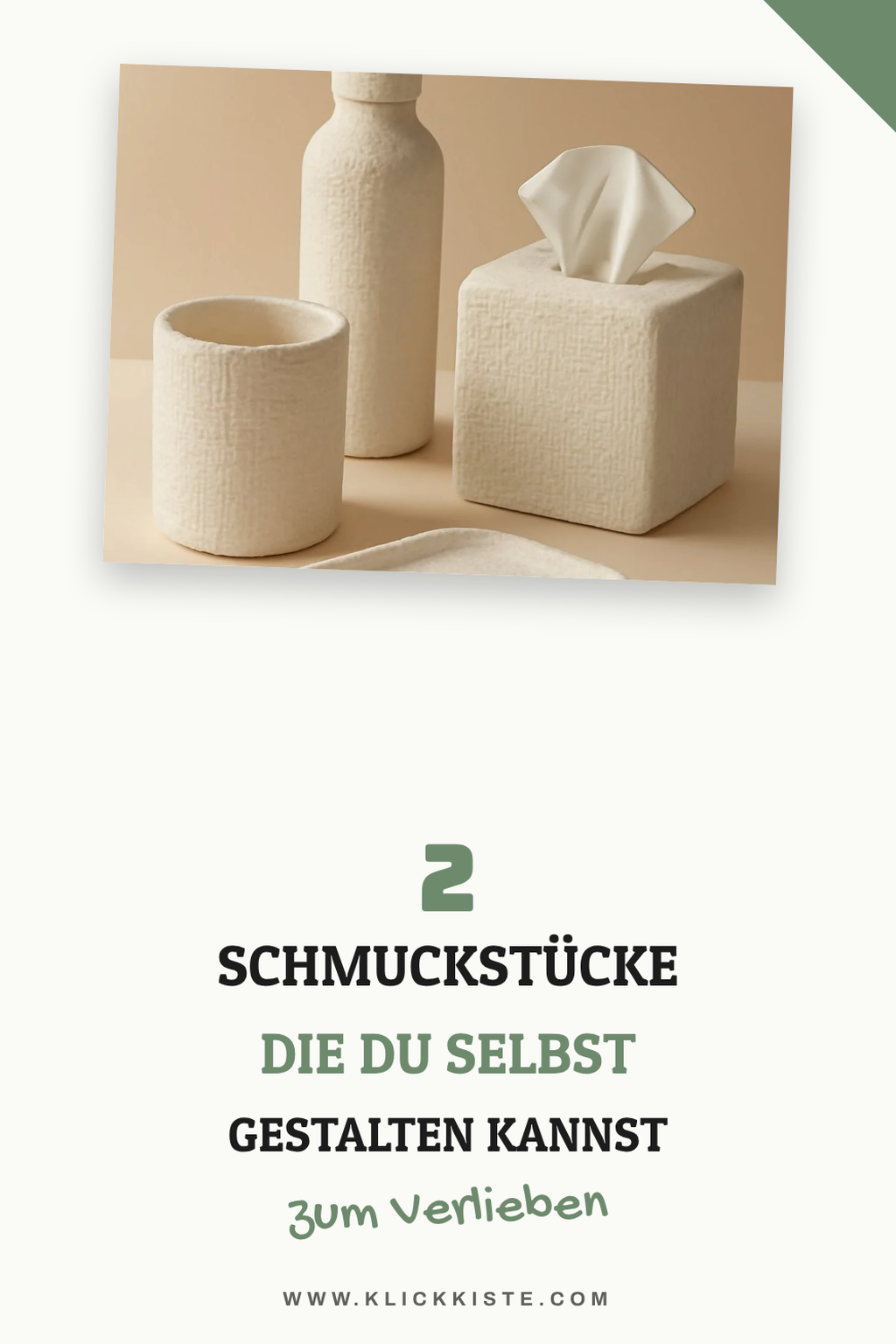 Schmuckdesign mit Gipsbinden leicht gemacht
