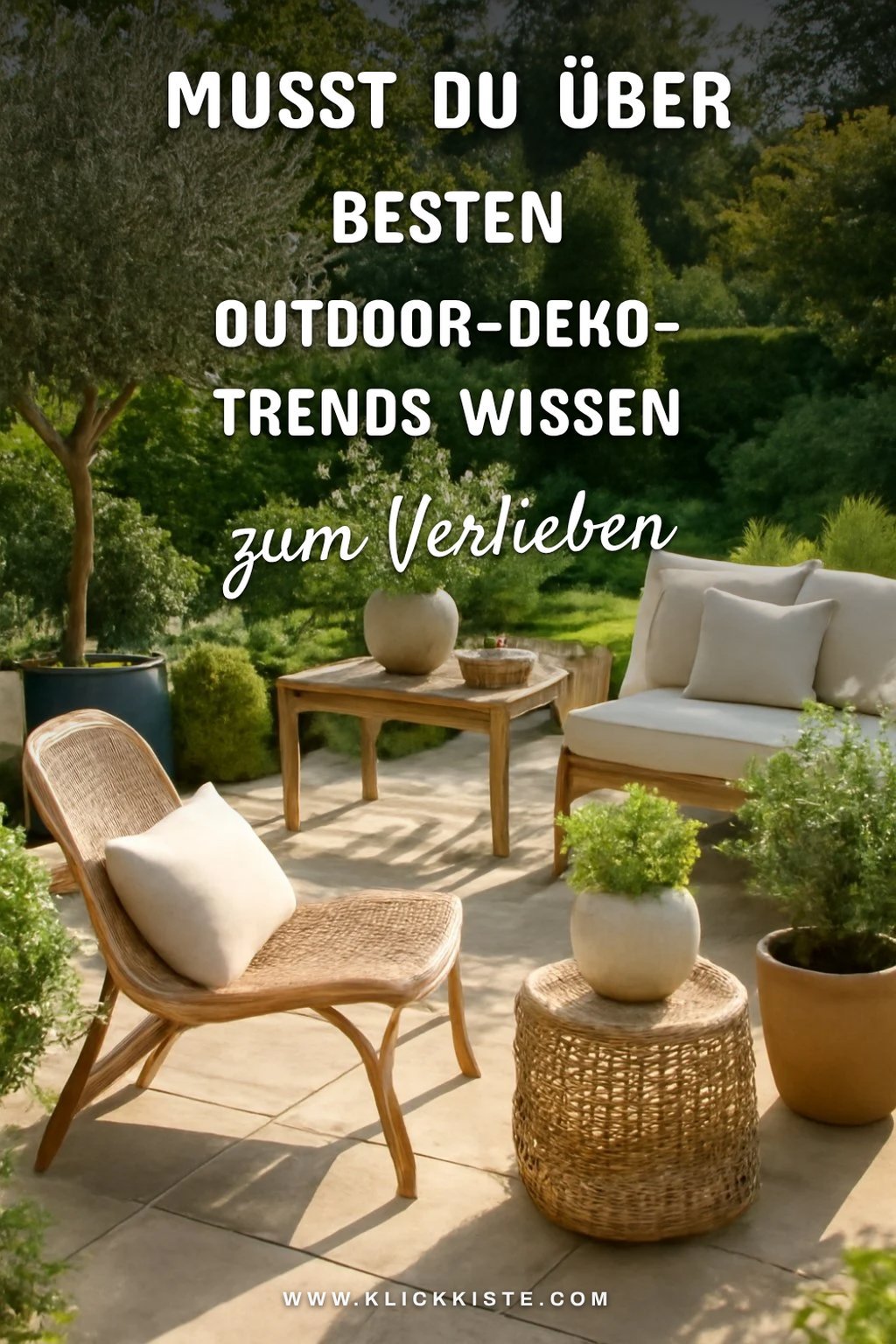 Die 10 besten Outdoor-Deko-Trends für Terrasse und Garten — Im Kontext