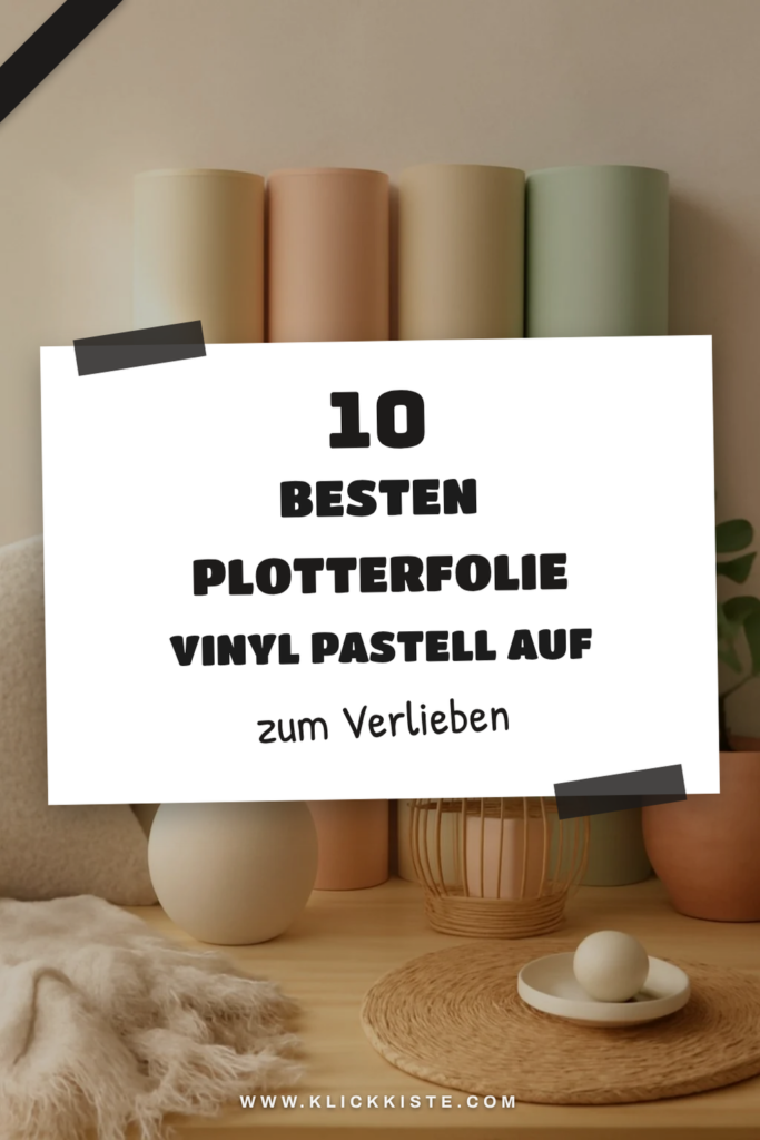 Die 10 besten Plotterfolie Vinyl Pastell auf Amazon.de für 2026: Test & Vergleich