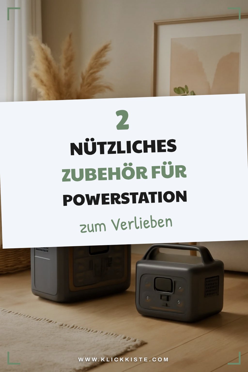 Zubehör für Powerstations beim Camping