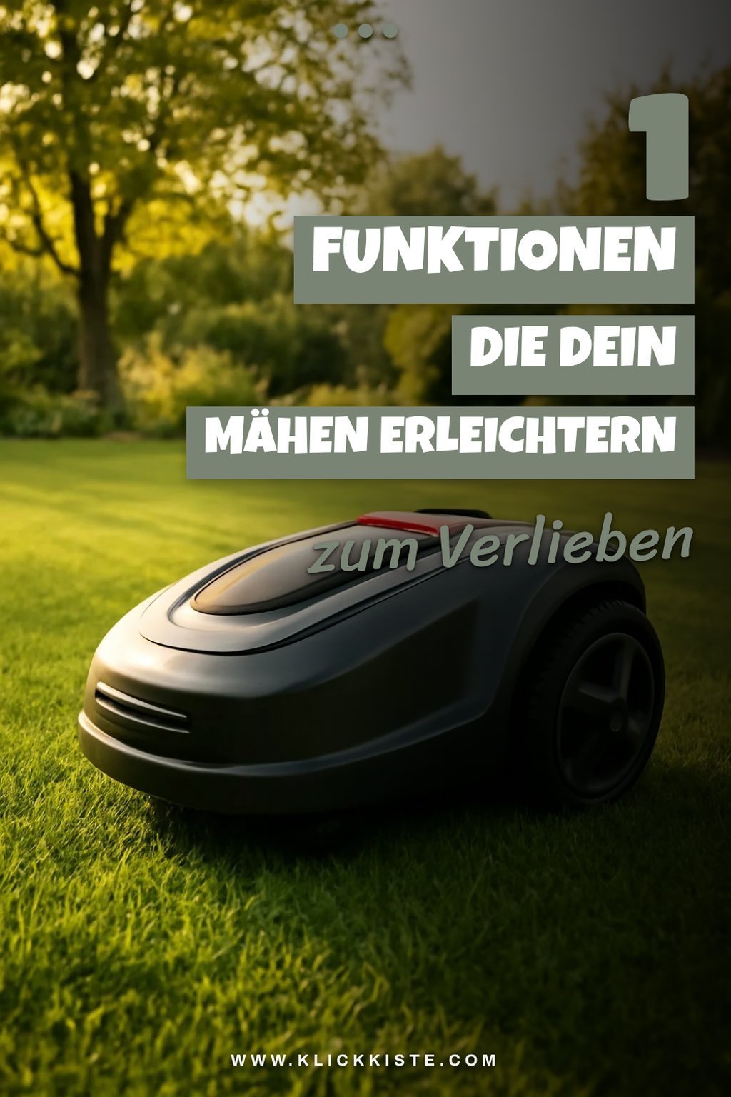 Die besten Funktionen eines Mähroboters