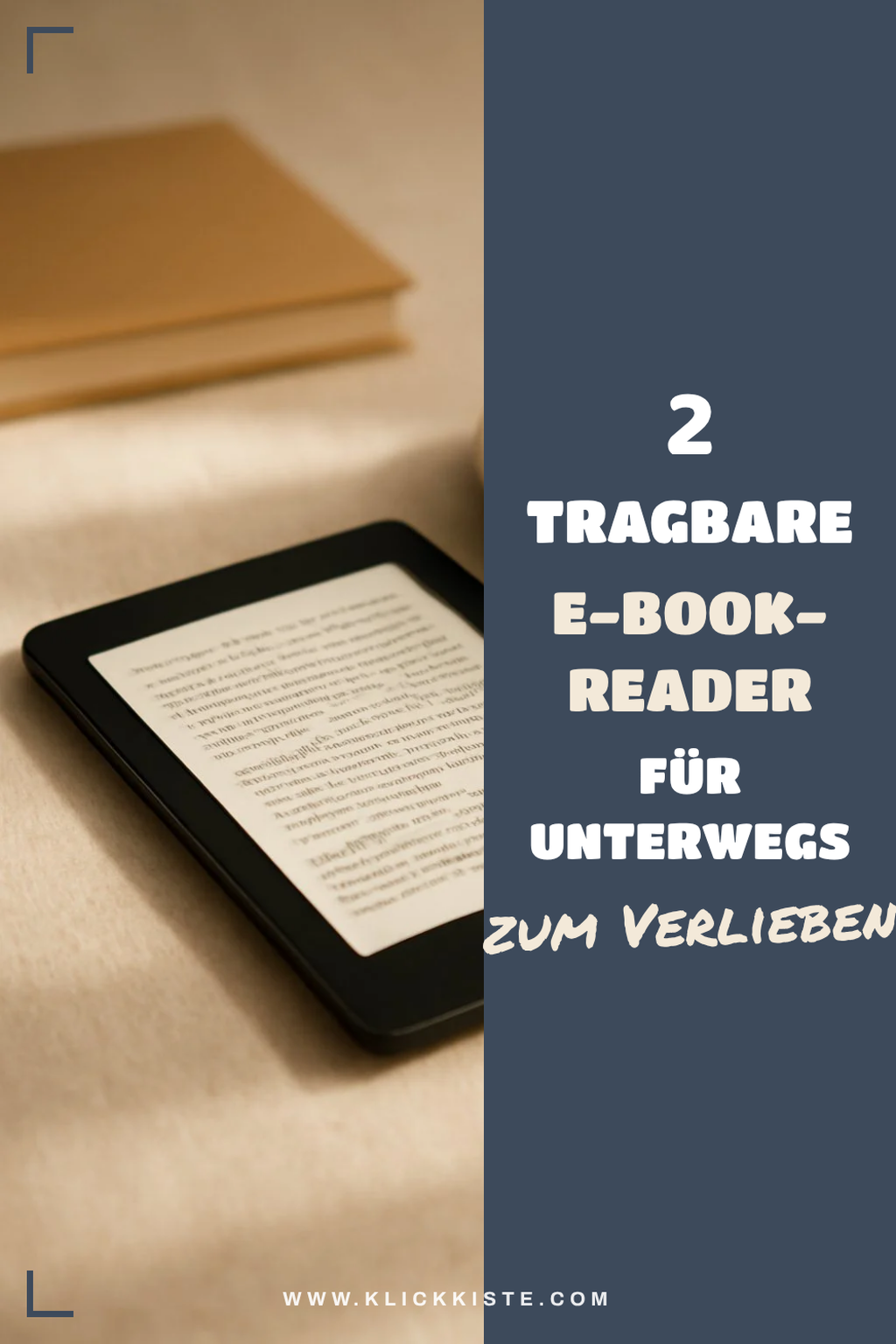 Die besten E-Book-Reader für unterwegs