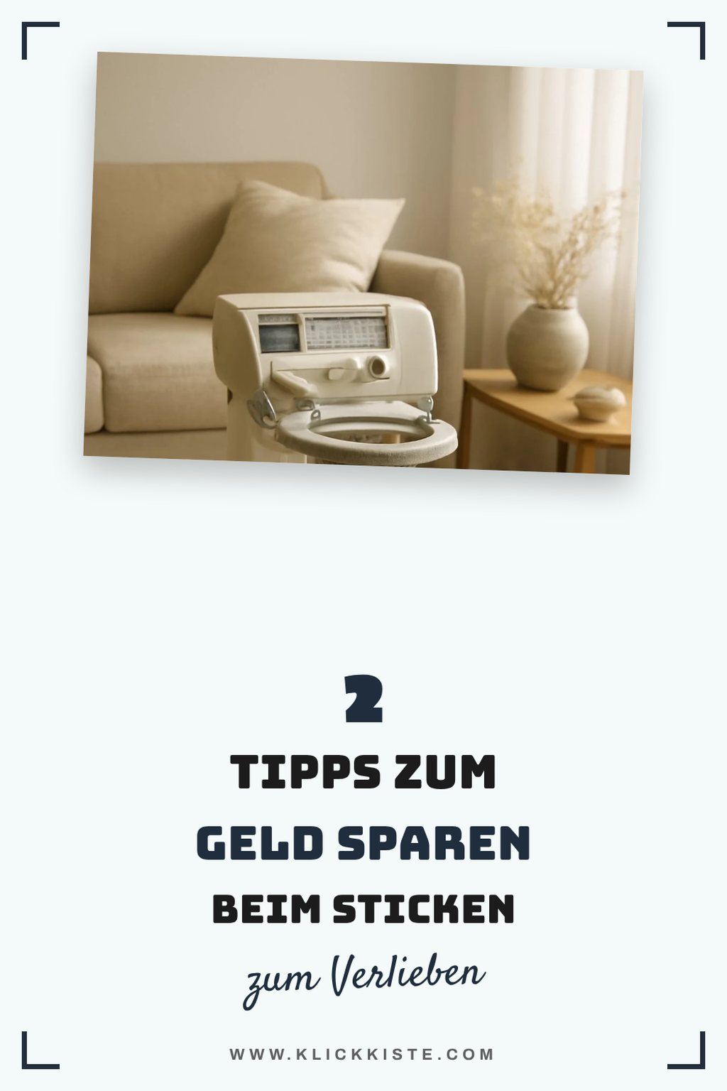 Sparen mit der richtigen Stickmaschine
