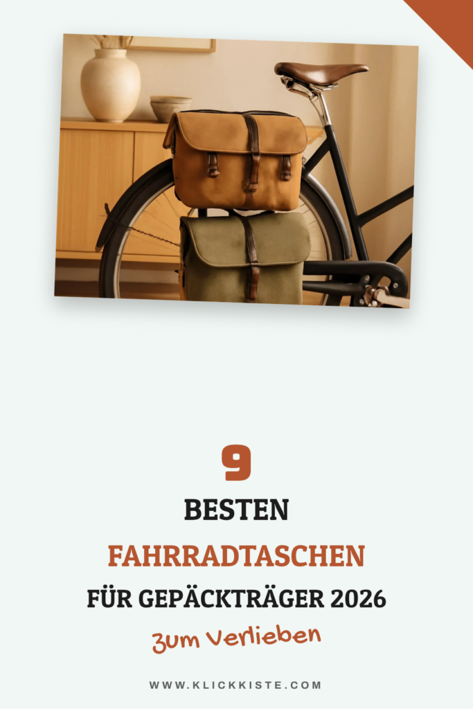 Die 9 besten Fahrradtaschen für Gepäckträger 2026: Test & Vergleich
