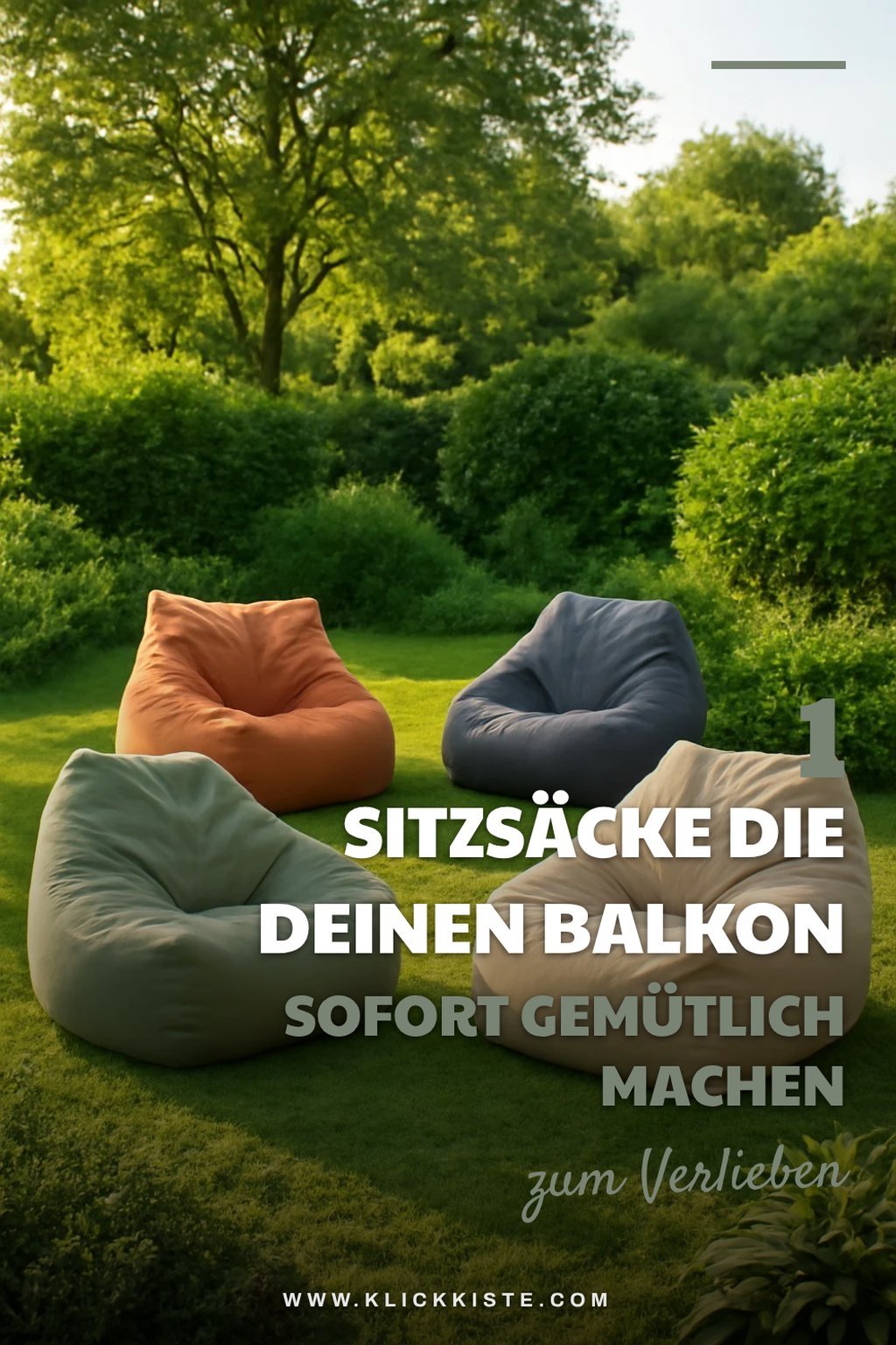 Die 7 besten Sitzsäcke für deinen Outdoor-Bereich