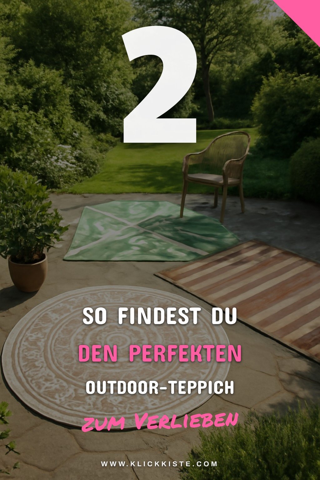So finde ich den richtigen Outdoor-Teppich