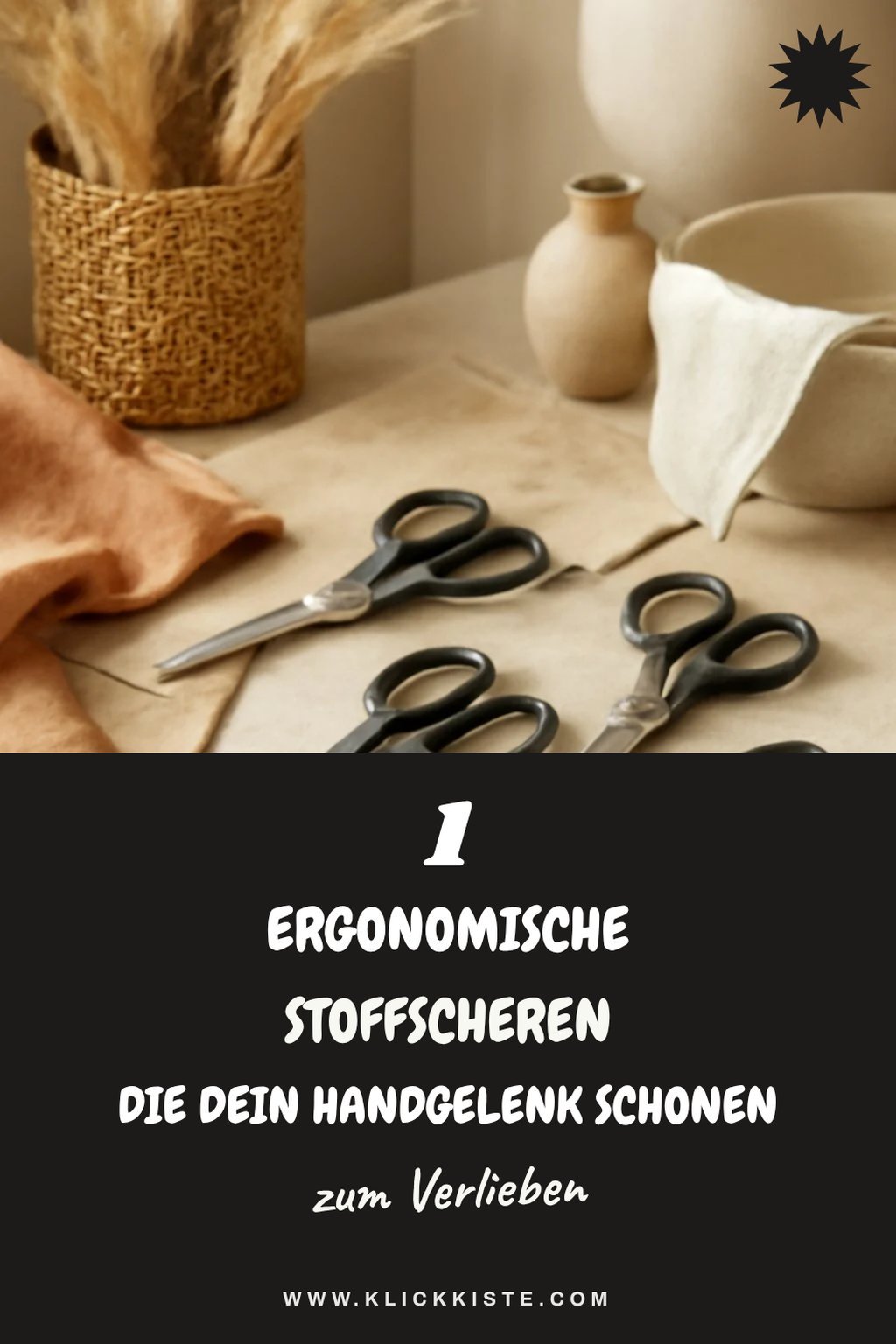 3 ergonomische Stoffscheren für angenehmes Schneiden