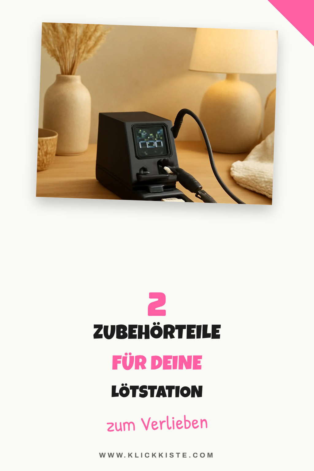 Zubehör für digitale Lötstationen