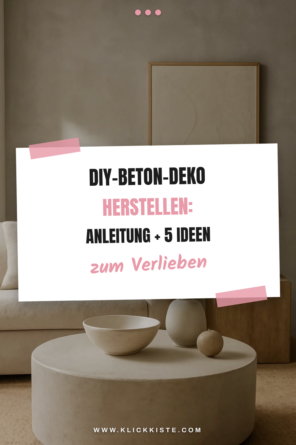 DIY-Beton-Deko herstellen: Anleitung + 5 Ideen für Zuhause