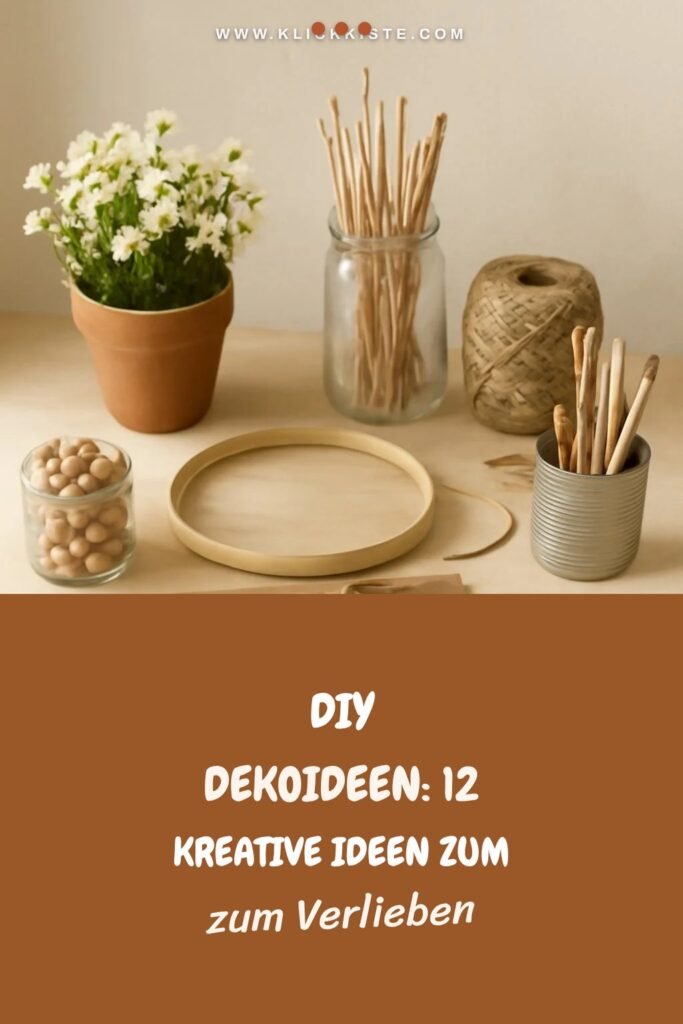 Diy Dekoideen: 12 kreative Ideen zum Selbermachen
