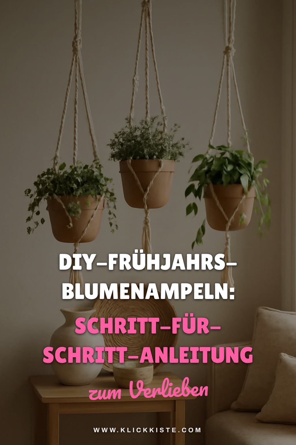DIY-Frühjahrs-Blumenampeln: Schritt-für-Schritt-Anleitung — DIY-Frühjahrs-Blumenampeln Schritt-für-Schritt-Anleitung