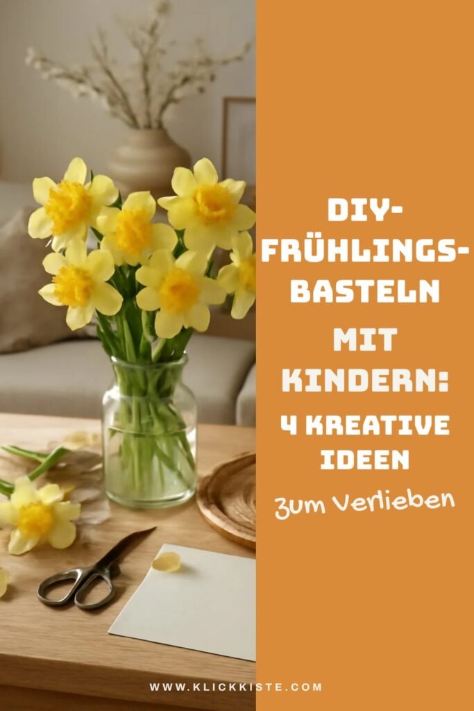 DIY-Frühlings-Basteln mit Kindern: 4 kreative Ideen für kleine Hände