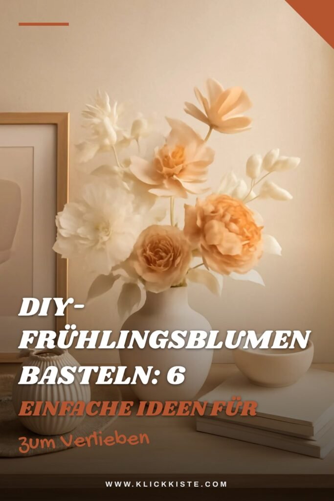 DIY-Frühlingsblumen basteln: 6 einfache Ideen für Zuhause
