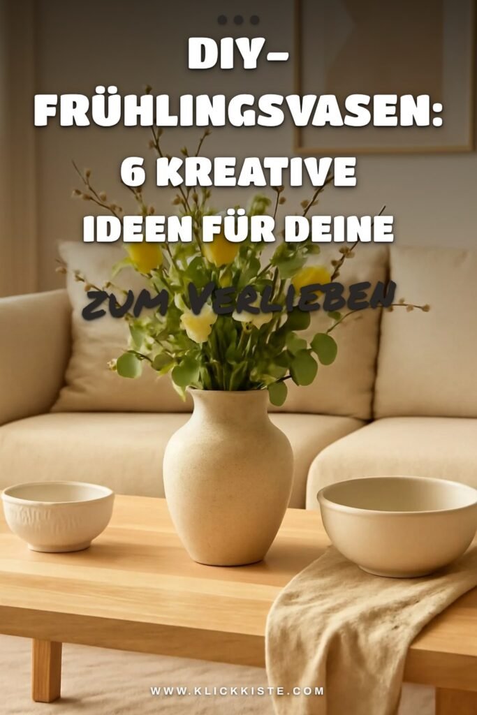 DIY-Frühlingsvasen: 6 kreative Ideen für deine Frühlingsdeko