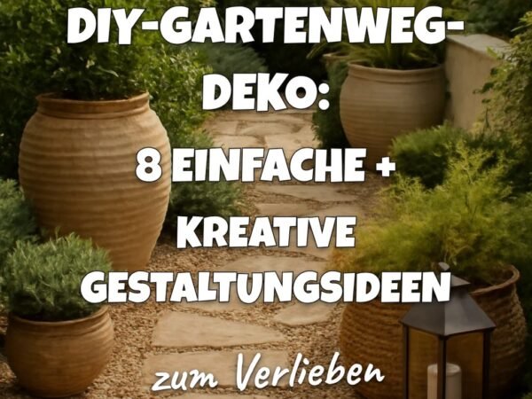 DIY-Gartenweg-Deko: 8 einfache + kreative Gestaltungsideen