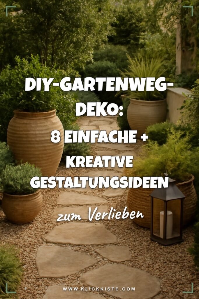 DIY-Gartenweg-Deko: 8 einfache + kreative Gestaltungsideen