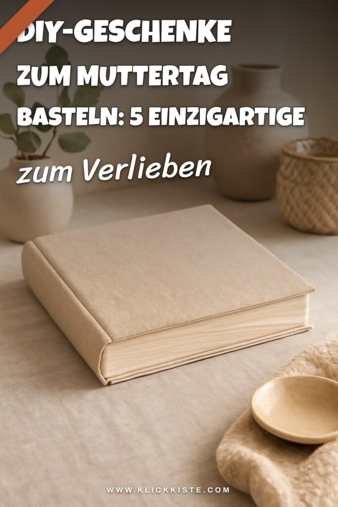 DIY-Geschenke zum Muttertag basteln: 5 einzigartige Ideen