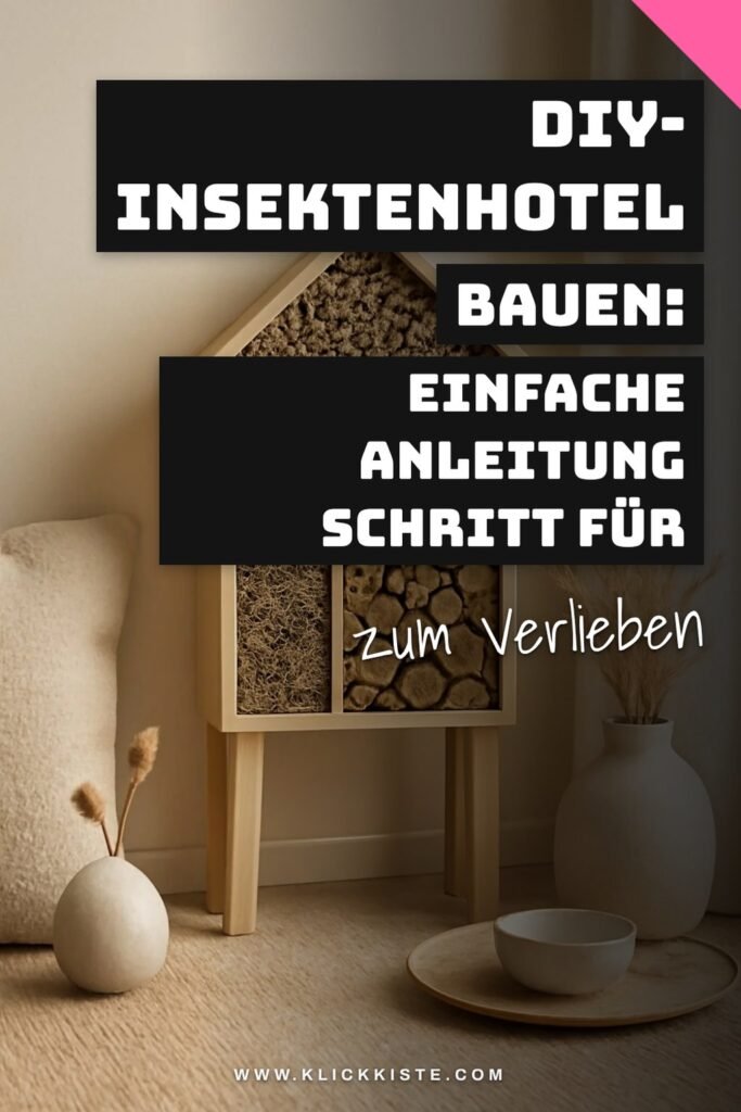DIY-Insektenhotel bauen: Einfache Anleitung Schritt für Schritt