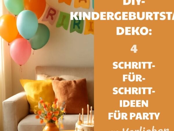 DIY-Kindergeburtstags-Deko: 4 Schritt-für-Schritt-Ideen für die Party