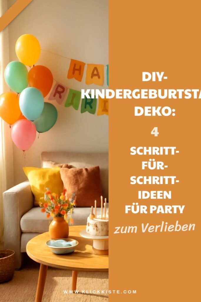 DIY-Kindergeburtstags-Deko: 4 Schritt-für-Schritt-Ideen für die Party