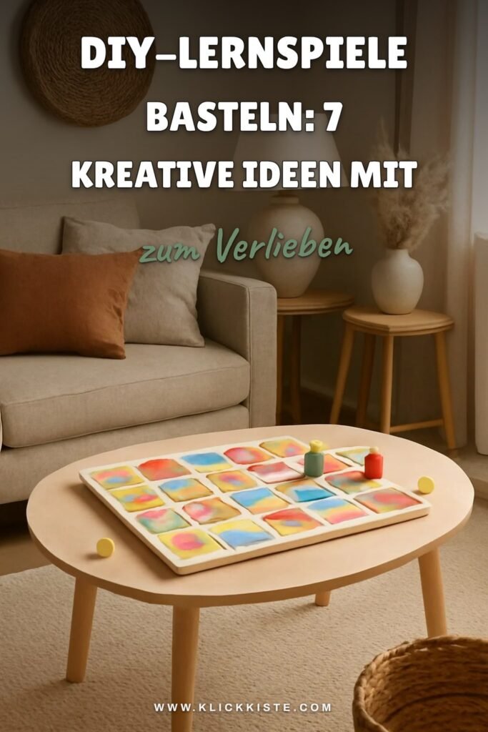 DIY-Lernspiele basteln: 7 kreative Ideen mit einfachen Anleitungen