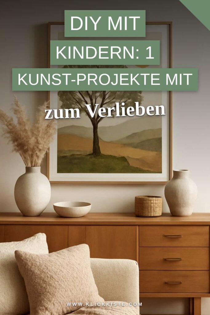 DIY mit Kindern: 1 Kunst-Projekte mit Naturmaterialien