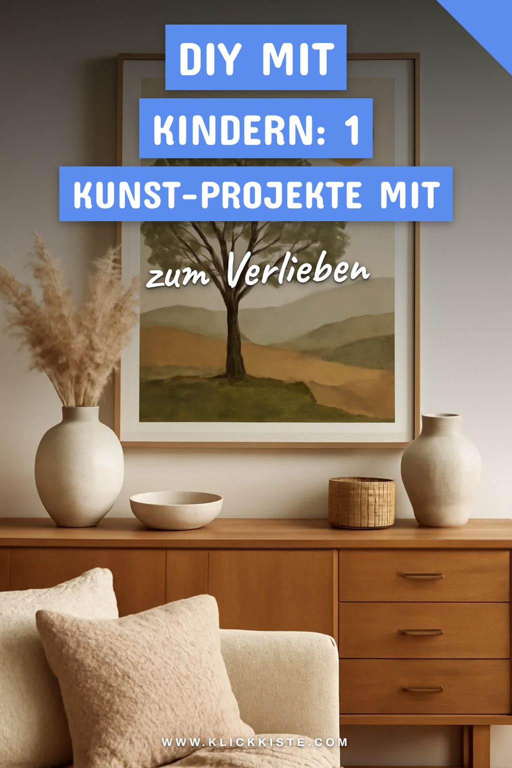 DIY mit Kindern: 1 Kunst-Projekte mit Naturmaterialien
