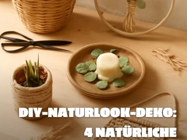 DIY-Naturlook-Deko: 4 natürliche Anleitungen für dein Zuhause