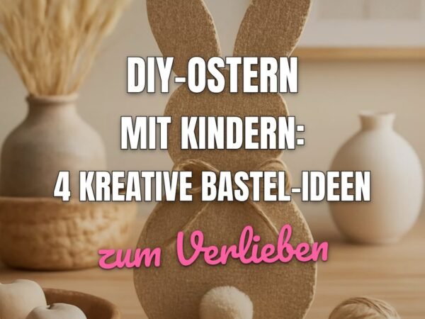 DIY-Ostern mit Kindern: 4 kreative Bastel-Ideen + Material-Liste