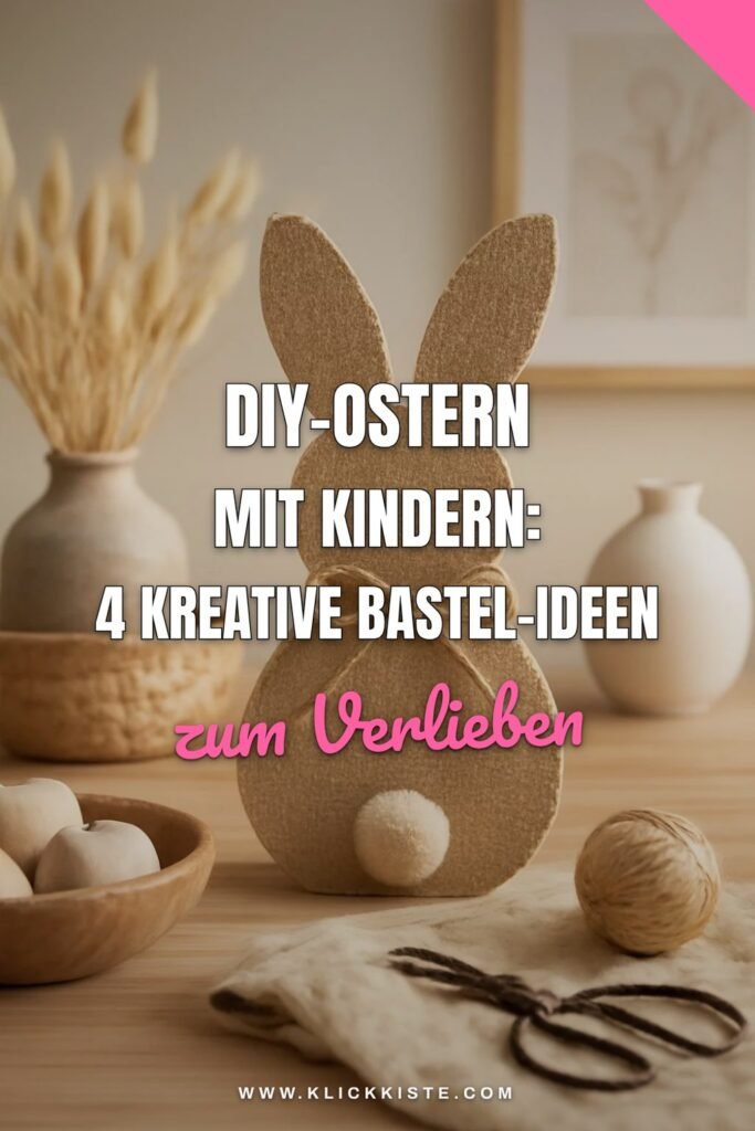 DIY-Ostern mit Kindern: 4 kreative Bastel-Ideen + Material-Liste
