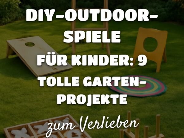DIY-Outdoor-Spiele für Kinder: 9 tolle Garten-Projekte