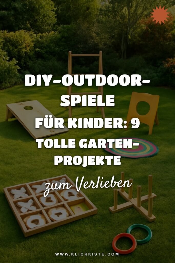 DIY-Outdoor-Spiele für Kinder: 9 tolle Garten-Projekte