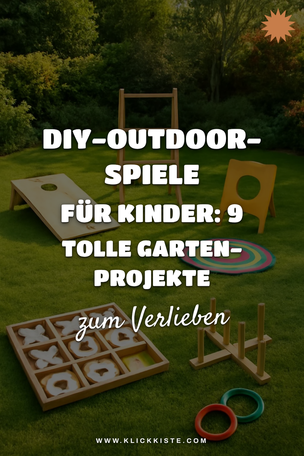 DIY-Outdoor-Spiele für Kinder: 9 tolle Garten-Projekte