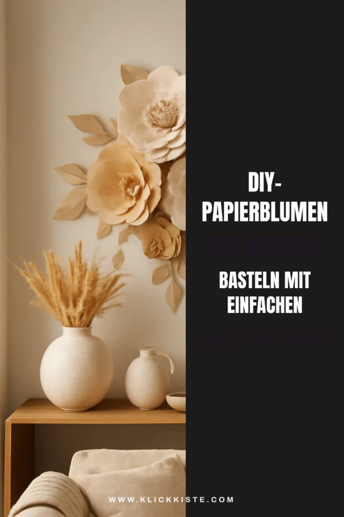 DIY-Papierblumen mit Kindern: Basteln mit einfachen Materialien