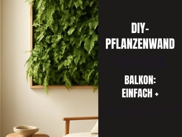 DIY-Pflanzenwand für deinen Balkon: Einfach + nachhaltig bauen